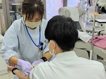 マニュアル・サポート体制があり、
ブランクのある方や経験に不安のある方も
安心して職場復帰ができる体制を整えています。