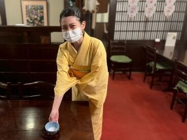 天満橋　京阪シティモールにある和食料理店♪
敷居が高そうに見えますが…
未経験でも大丈夫◎
お仕事は丁寧にお教えします！
