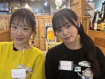 優しくて、頼りになる先輩ばかり！
人間関係の不安は一切無し♪
お仕事もイチから丁寧にレクチャーします◎