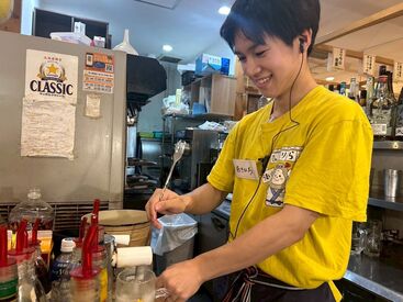 【シフト希望は柔軟に対応します】
一人ひとりの都合に合わせて
シフトを調整します！
