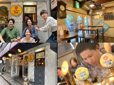 髪色は自由★
金髪に染めてるスタッフもいます◎
清潔感があればカラフルな色もOKなので、
相談してください！