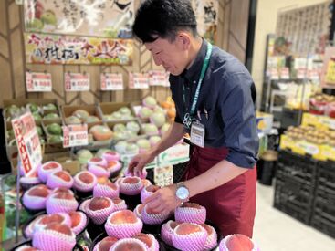 MISUGIYA 山陽明石店 『美味しい！安い！』をモットーに新鮮な肉や魚、果物を販売＊
基本的には決められた部門だけをお任せするので始めやすい♪
