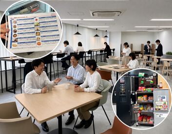 カケンテストセンター　北参道オフィス 2025年12月にオープンした新オフィスでの募集!
社内が綺麗なのはもちろん、
お菓子やお弁当などの福利厚生も充実しています♪