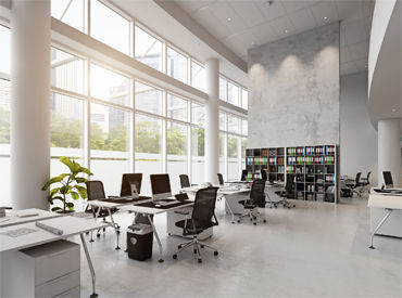 《キレイな駅直結オフィス》洗練された雰囲気が魅力！
※画像はイメージです。