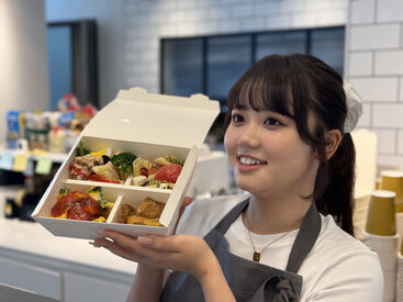 PARIYA　※首都圏エリア採用 洗練されたデザイン空間＊
色とりどりでSNS映えする
週替わりのDELIメニューに囲まれて気分もUP♪
