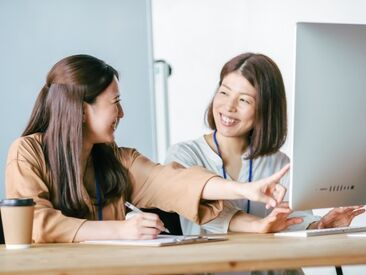 株式会社ビジュアライフ 30～50代メインで活躍中！
小中学生の子どもがいるスタッフも多数！
子育てにかなり理解がある環境です◎