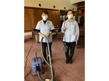 フリーターさん活躍中！
自然いっぱいのゴルフ場でのびのびお仕事◎
ランチはお弁当も安く利用できてお得♪