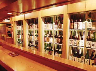 100種類以上の日本酒と、和食職人が作る料理が楽しめるお店！
それだけじゃなく“抜群の定着率”も自慢です♪
