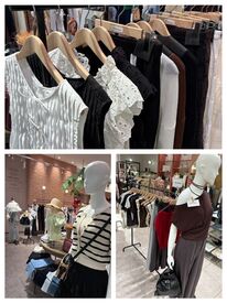 週1日～／1日3時間～★
シフトも柔軟◎
新作のお洋服などもいち早く知れるのでワクワクしながら働けます♪