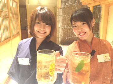 スタッフにとってもお客様にとっても★
本当に居心地の良いお店です！
空いた時間帯を使って、無理なく働こう！