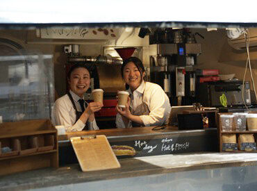 ▴b.s.b. COFFEE ROASTERS
ライフスタイルに合わせて働ける環境です♪