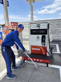 セルフなので接客少なめ！
給油作業がないので、人前で話すのが苦手・・・という方も
安心してトライ出来ます◎