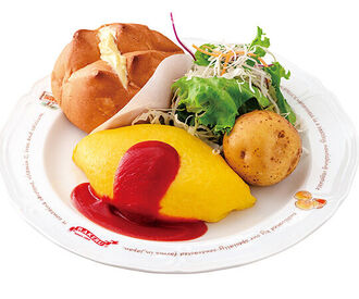 グランデュオの7階にある当店◎
自慢のふわふわオムライスはもちろん、
あま~いパフェなどスイーツも楽しめちゃいます♪