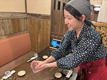 そば酒房 徳兵衛【16】 ＼冬のNew Staff募集／
『なるべく早く始めたい！』
『キリよく年始から始めたい！』
お仕事開始日のご相談もお気軽に♪