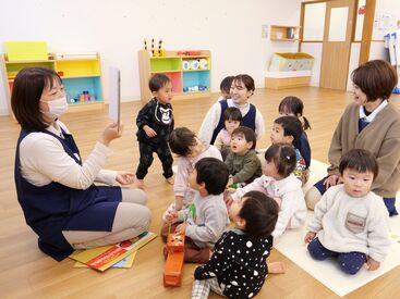 こどもたちの成長が嬉しい！
"できる"が増えていく喜びを一緒に分かち合えるお仕事です♪