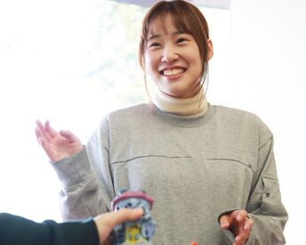 子ども達の成長を親代わりになって感じられる★
遊びや学習の見守りを通じて、みんな大好きなお兄ちゃん・お姉ちゃんな存在に♪