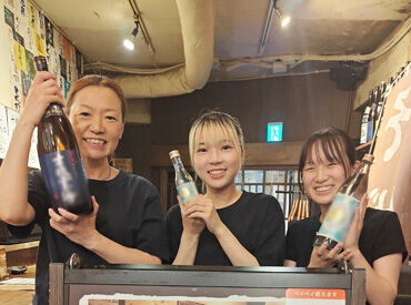未経験でも始めやすい！
若手スタッフも元気に活躍中★
まかない食べてお腹も満たされる◎