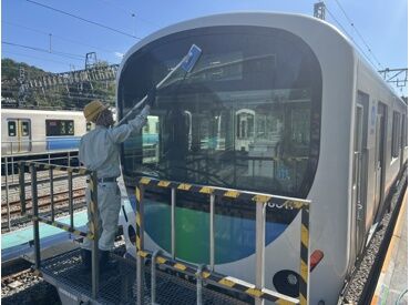 株式会社整電社　※勤務地：西武鉄道株式会社　武蔵丘車両所内 ＜レアバイト＞普段は入れない車両基地が職場♪
未経験OK◎鉄道をキレイに保つお仕事をお任せ！