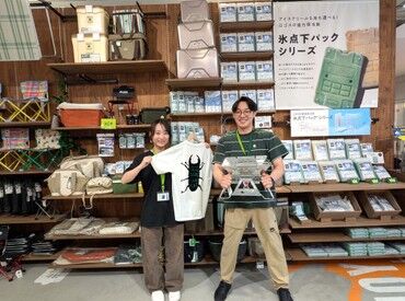 ロゴスショップ ららぽーと沼津店 ＼平日も同時募集中／
学校が休みの土日にガッツリ働くもOK！
家族が不在のお昼の間だけなどもOK！
⇒シフト相談はお気軽に◎