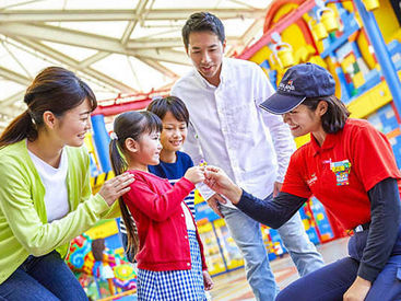 LEGOLAND(R) Japan Resort 高校生～50代まで幅広い年齢層が活躍中！！