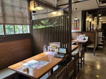 田舎茶屋わたや 大野店 和気あいあいとした雰囲気でみんなで
協力しながら働いています☆
新しく入った方もすぐに馴染めるよう
体制も整っています！