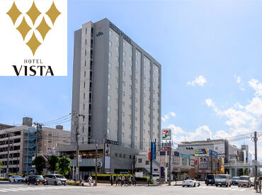 駅チカのキレイなホテルです♪
しっかりとした研修体制でスタートできます◎