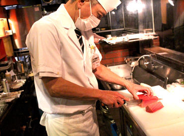 調理経験を活かそう！
「目指すは料理長！」そんな、熱い想いを持った方は大歓迎！皆様からのご応募をお待ちしています。