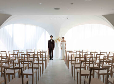 光の入り方や、空間のつくりが心地いい場所。
感情が自然にひらくセレブレーションホール。