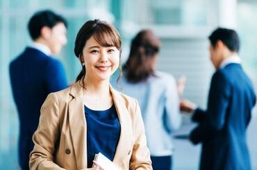 スキルアップ講座や研修制度も充実*
事務デビュー応援◎
スキルより“やる気”を重視します!