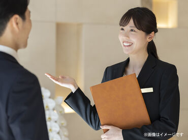 ＼自分に合ったお仕事ができる／
最初は清掃から始めて慣れたらフロントへ…
という働き方もできるから、未経験でも安心♪