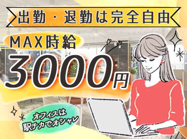 株式会社L LINE GROUP　本社 出勤するのが楽しくなるぐらいの自慢のオフィス♪
髪色・服装・ネイルなどオシャレOK◎
★画像は本社オフィスのイメージ★