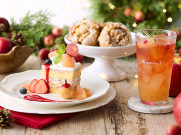 アフタヌーンティー・ティールーム マークイズ みなとみらい ★働きながら学べる環境
季節限定のパスタやスイーツが人気！
お茶の知識や、おいしい紅茶の淹れ方もマスターできます。
