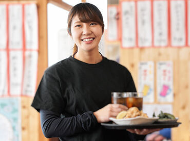 北海道旬味　南3西4　うに・かに・いくら お店の雰囲気もスタッフ同士の関係も…
居心地がいいから楽しく続けられる♪
※画像はイメージ