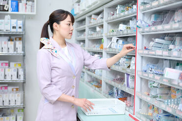 薬局メディクス 茂原店[226] オリジナル商品などに使える"社割"あり！
綺麗な薬局内でのお仕事で環境も◎※画像は系列店