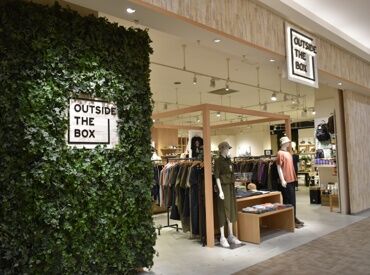 OUTSIDE THE BOX越谷レイクタウン店 【749】 シューズやウェア、アウトドアアイテムなど、
お客さまの商品選びをサポートする中で、
自分の経験や知識が役に立つかも(^^♪