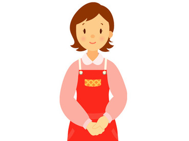 ＼エスポットといえば紫色の制服／
果物や野菜を袋に詰めたり
陳列したり…簡単作業★
未経験でも始めやすい！