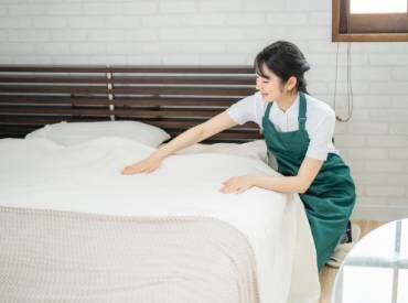 ホテルシャングリラ 全部で18部屋だから業務量も少なめ！
待機時間は洗濯物を畳んだり休憩したり…自由な雰囲気です♪
※画像はイメージです