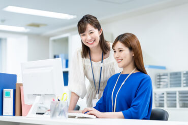 PCのデータ入力ができればOK！
お仕事はイチから丁寧にお教えするので安心です♪
※写真はイメージ