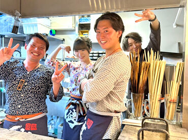 浜焼炉端　丸健（2026年3月7日オープン） 名取で腰を据えて働ける♪
未経験の方にも丁寧にレクチャー！
経験者の方には経験を活かせる業務から
少しずつお任せします◎