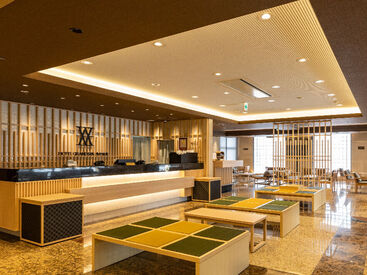 ホテルグランスパアベニュー ＼未経験から正社員に！／
20～30代活躍中◎ボーナス年2回♪
お休みも取りやすくて夜勤もなし◎
プライベート重視の方にも♪