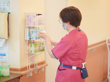 医療法人社団　美誠会  板橋宮本病院 医療の専門知識や資格は不要！
未経験から始めた方も多数♪
キレイ好きな方にもオススメです◎