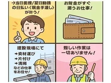 株式会社新井興産 佐賀支店 「ヤバい！財布にお金が入ってない(+o+)」
そんな時も、毎日現金払いだから安心◎
頑張りがすぐカタチになるから嬉しい！