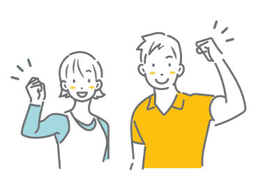 五月山体育館 ＼地域の方とも交流できる／
常連のお客様や、友達と遊びに来る子供たちと
挨拶したり雑談したり♪楽しく働けます！