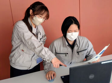 指導スタッフが近くにいるから、
「ここがちょっと不安…」もすぐに解決！
初めてのアルバイトや久々のお仕事復帰も大歓迎です♪