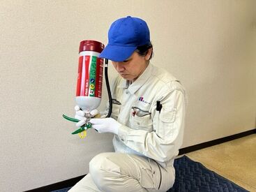 株式会社エスケーサービス社 難しいことはありません！
消火器や煙感知器のチェックなど！
社員さんがいるので安心♪