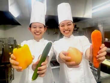 一冨士フードサービス株式会社/大東つくし保育園 調理のお仕事が初めてでも大丈夫です！
慣れてくれば、自分の役割をモクモクこなすだけ♪