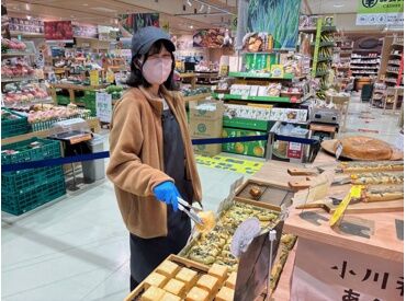 リニューアルStaffとして一緒に道の駅を盛り上げませんか？
皆が同じスタート。研修もあるので未経験・ブランクある方も安心◎