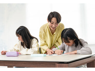 Dr.関塾　松戸八ヶ崎校 週1日1コマから勤務できるので、
プライベートとの両立もしやすい職場です♪
