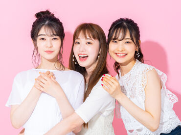 男女ともに活躍中◎大学生歓迎♪
イベント感覚で楽しく働ける(*'▽')