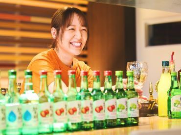 韓国ごはん・酒家「ダイダイ　渋谷ストリーム店」 ダイダイでNEWバイト始めよう♪
春から大学生さんも大歓迎◎
イチから丁寧にお教えします。